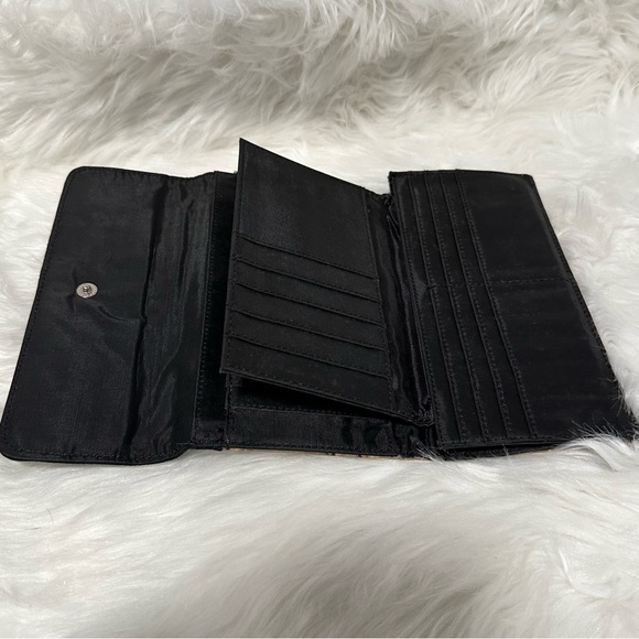 Longaberger Earth-tone Yellow Floral Wallet - Picture 5 of 11